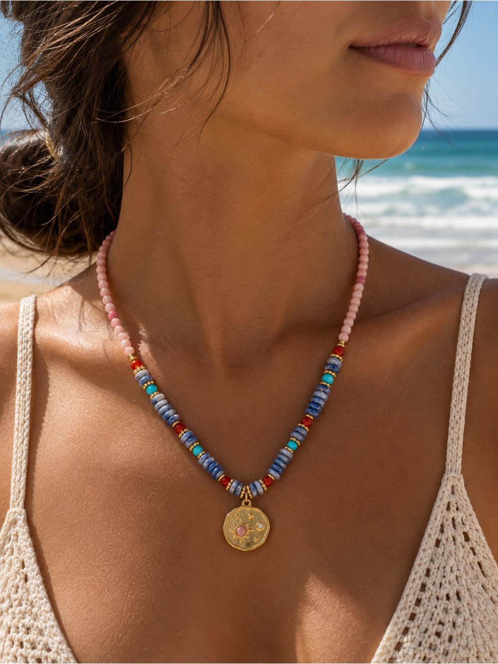 Solea Gemstone Necklace #EN50